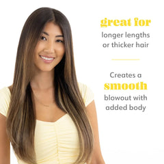 The Smooth Shot Paddle Brush Blow-Dryer